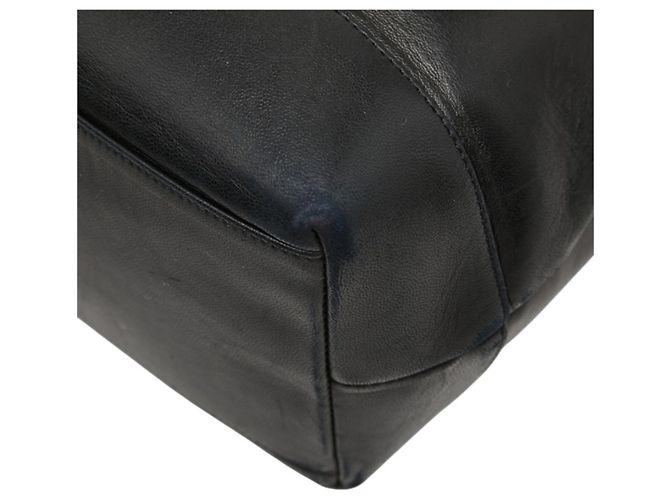 Borsa Tote Chanel Coco Mark Chain Nero - vista 6