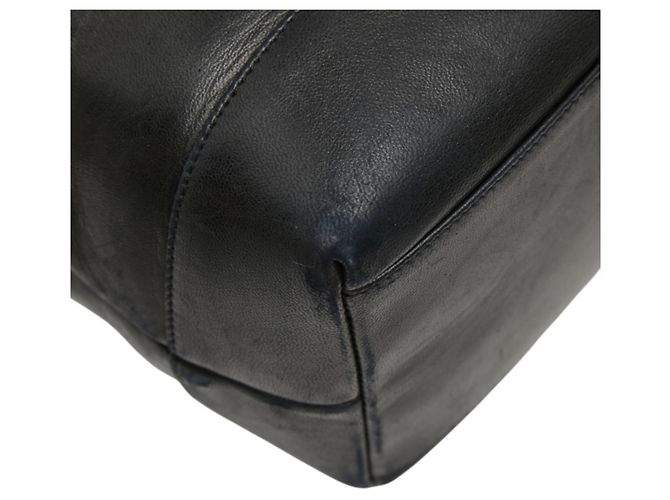 Borsa Tote Chanel Coco Mark Chain Nero - vista 7
