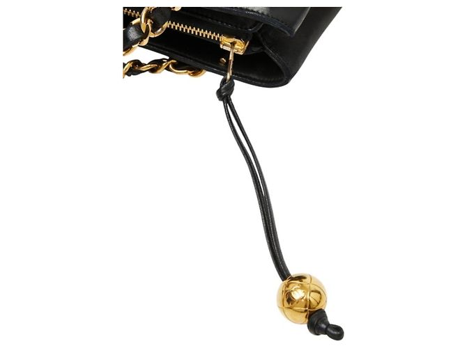 Borsa Tote Chanel Coco Mark Chain Nero - vista 8