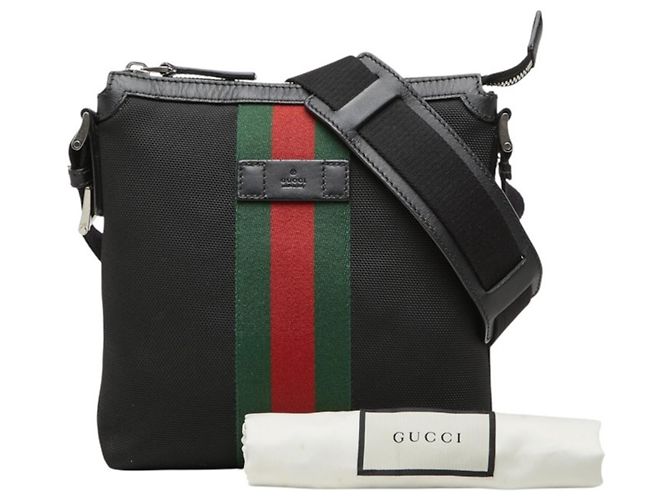 Borsa a tracolla Gucci Sherry Line Nero - vista 13