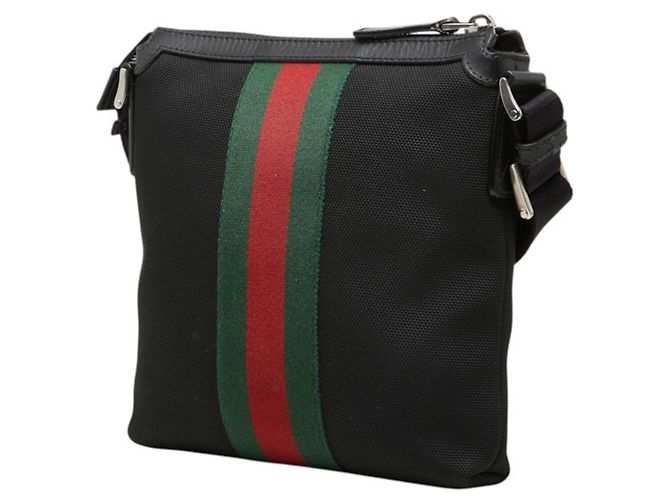 Borsa a tracolla Gucci Sherry Line Nero - vista 2