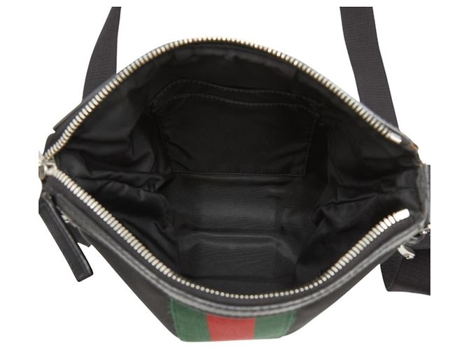 Borsa a tracolla Gucci Sherry Line Nero - vista 9