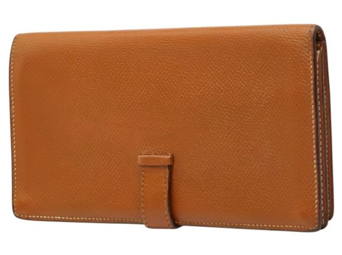 Hermès Cartera Hermes Bearn Classic Castaño - vista 2