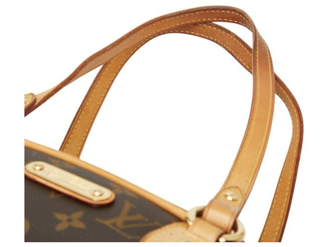 Borsa Louis Vuitton Monogram Montorgueil PM Marrone Monogramma - vista 10