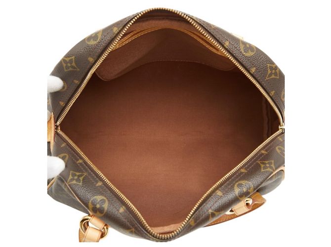 Borsa Louis Vuitton Monogram Montorgueil PM Marrone Monogramma - vista 11