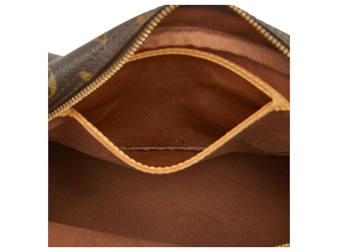 Borsa Louis Vuitton Monogram Montorgueil PM Marrone Monogramma - vista 12