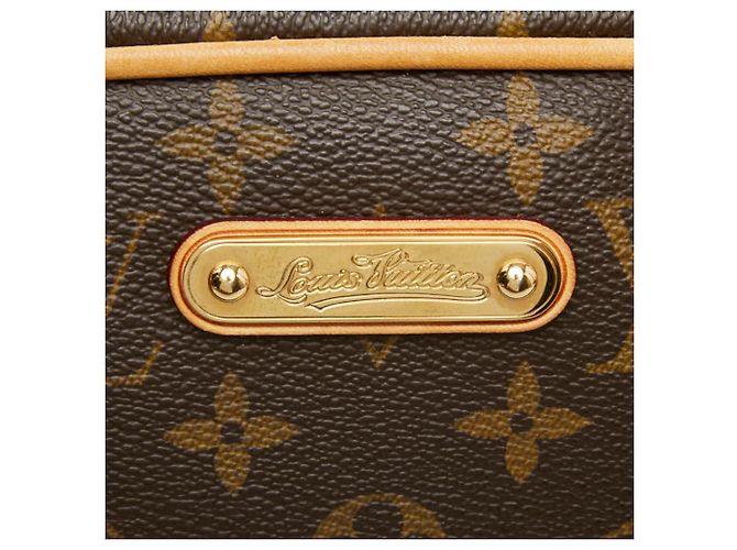 Borsa Louis Vuitton Monogram Montorgueil PM Marrone Monogramma - vista 13