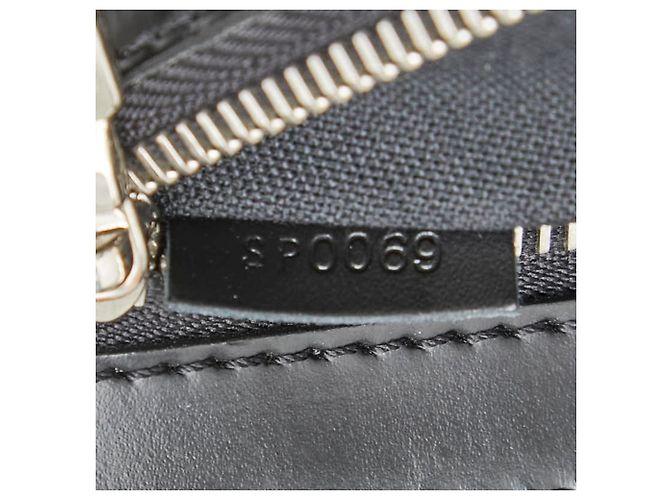 Borsa a tracolla Louis Vuitton Damier Graphite Daniel GM Nero - vista 11