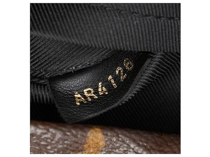 Zaino Louis Vuitton Monogram Palm Springs Mini Marrone Nero Monogramma - vista 10