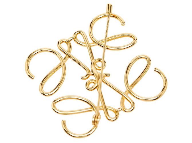 Spilla Anagram Loewe in oro D'oro - vista 2