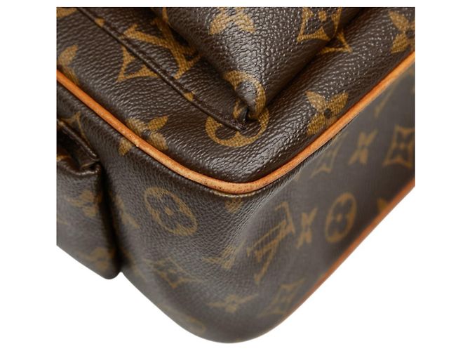 Borsa a tracolla Louis Vuitton Monogram Multipli Cite Marrone Monogramma - vista 5