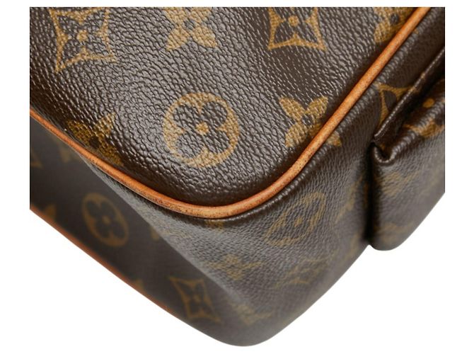 Borsa a tracolla Louis Vuitton Monogram Multipli Cite Marrone Monogramma - vista 6