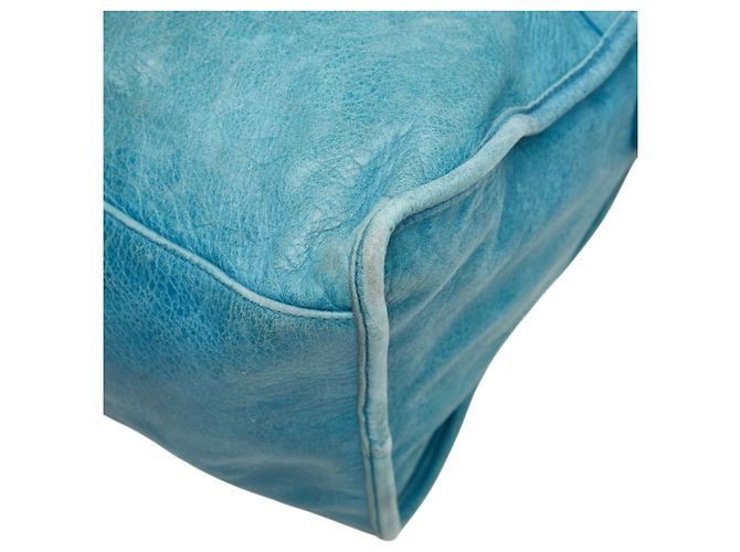 Borsa a mano e a tracolla Balenciaga The Giant Part-Time Blu chiaro - vista 11