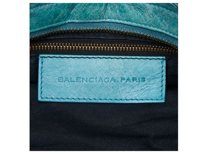 Borsa a mano e a tracolla Balenciaga The Giant Part-Time Blu chiaro - vista 14
