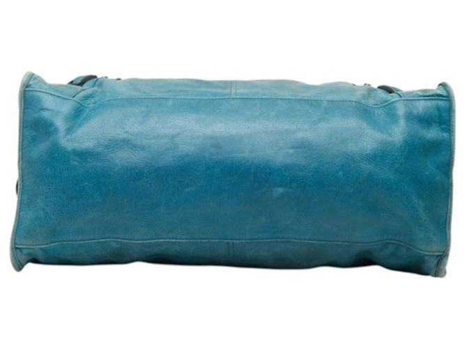 Borsa a mano e a tracolla Balenciaga The Giant Part-Time Blu chiaro - vista 3