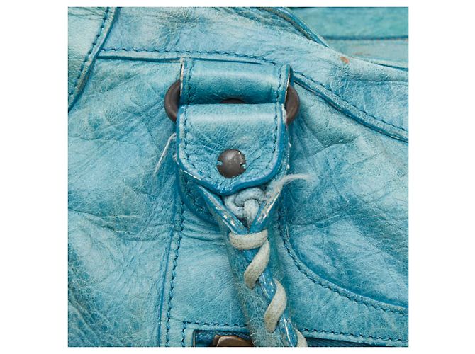 Borsa a mano e a tracolla Balenciaga The Giant Part-Time Blu chiaro - vista 5
