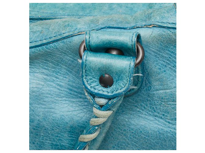 Borsa a mano e a tracolla Balenciaga The Giant Part-Time Blu chiaro - vista 8