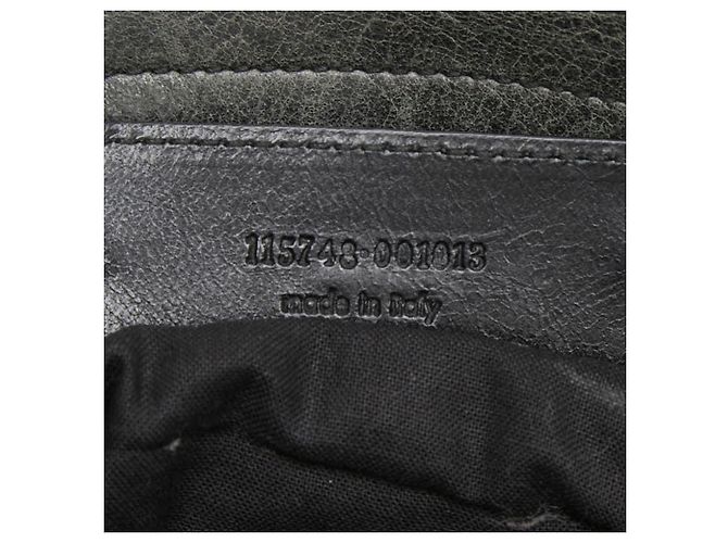 Borsa Balenciaga City - Pelle nera e feltro Nero - vista 18