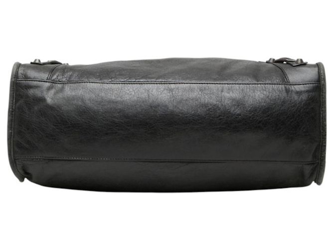 Borsa Balenciaga City - Pelle nera e feltro Nero - vista 3