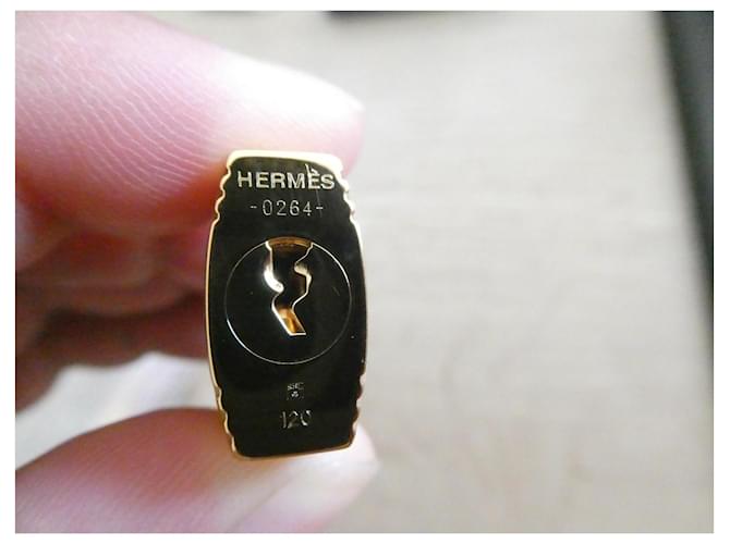 Lucchetto e chiavi Hermès placcati oro D'oro - vista 4