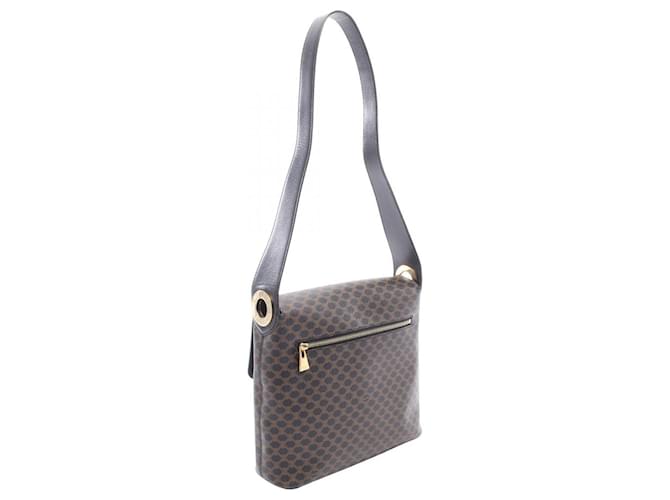 Céline Borsa a tracolla Celine Macadam Marrone Nero - vista 2