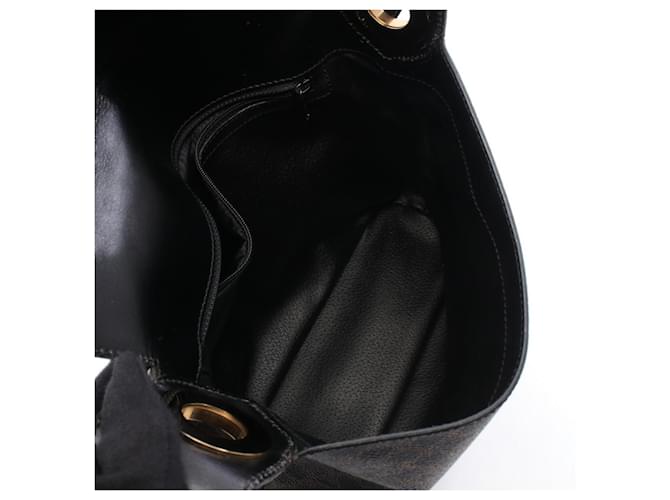 Céline Borsa a tracolla Celine Macadam Marrone Nero - vista 3