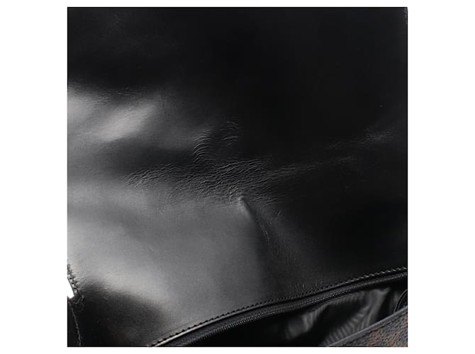 Céline Borsa a tracolla Celine Macadam Marrone Nero - vista 6