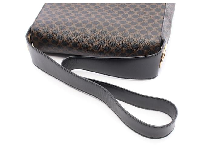 Céline Borsa a tracolla Celine Macadam Marrone Nero - vista 8