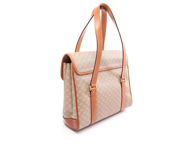 Céline Borsa Celine Macadam in beige e marrone - vista 2