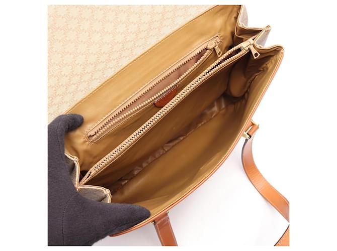Céline Borsa Celine Macadam in beige e marrone - vista 3