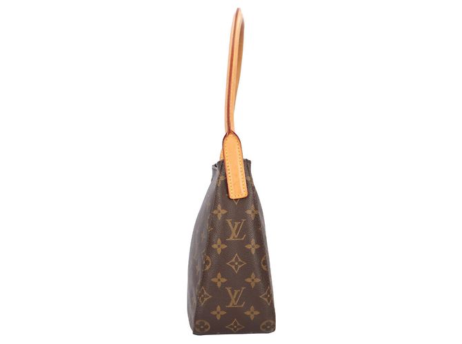 Borsa a tracolla Louis Vuitton Looping MM Monogram Marrone - vista 5
