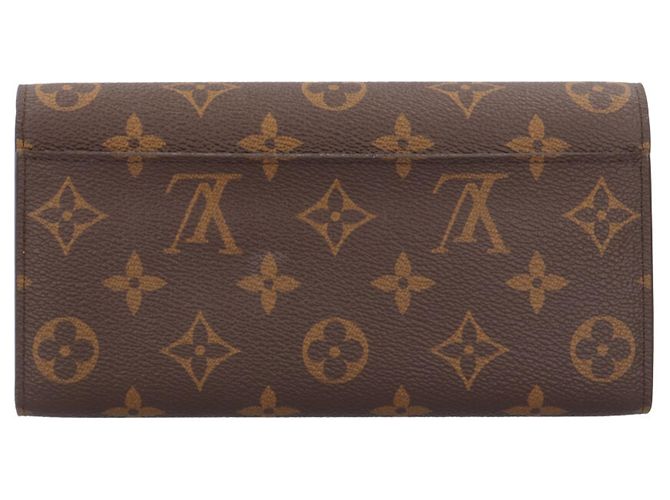 Louis Vuitton Portefeuille Sarah Monogram Long Wallet Marrone - vista 2