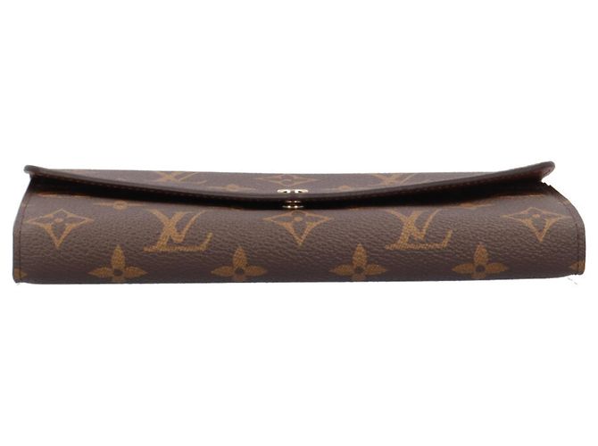 Louis Vuitton Portefeuille Sarah Monogram Long Wallet Marrone - vista 4