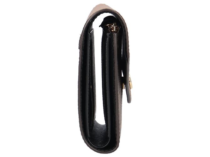 Louis Vuitton Portefeuille Victorine Tri-fold Wallet Marrone - vista 3