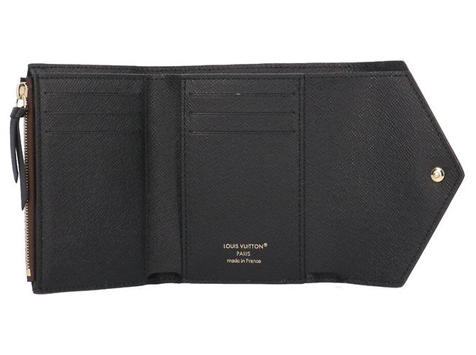 Louis Vuitton Portefeuille Victorine Tri-fold Wallet Marrone - vista 5