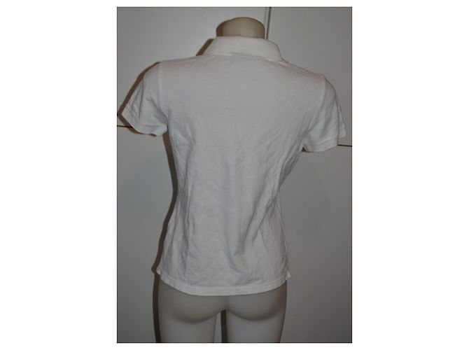 Woolrich Polo blanca de algodón para mujer Blanco - vista 3