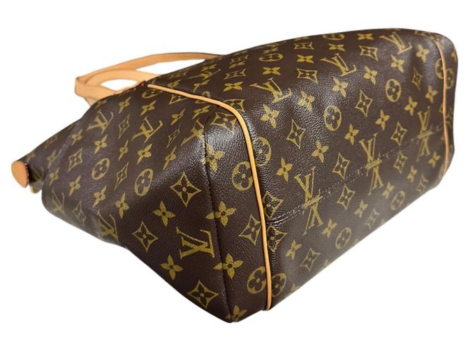 Borsa Tote Louis Vuitton Totally MM Monogram Marrone - vista 6