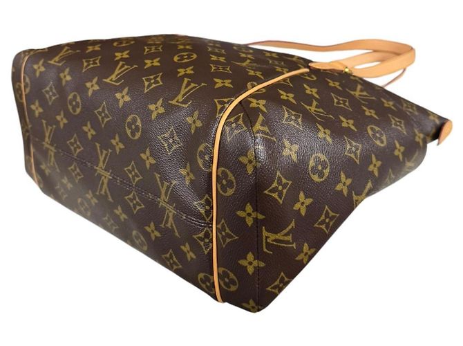 Borsa Tote Louis Vuitton Totally MM Monogram Marrone - vista 7