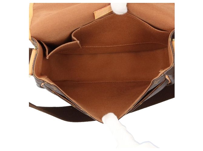 Borsa a tracolla Louis Vuitton Monogram Marrone - vista 8