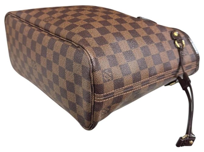 Borsa Tote Louis Vuitton Neverfull PM Damier Marrone - vista 4