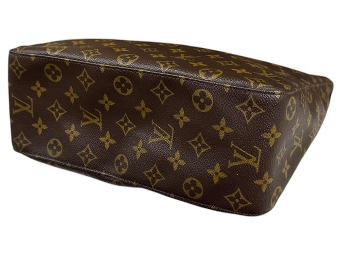 Borsa a tracolla Louis Vuitton Looping GM Monogram Marrone - vista 5