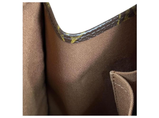 Borsa a tracolla Louis Vuitton Popincourt O Monogram Marrone - vista 11