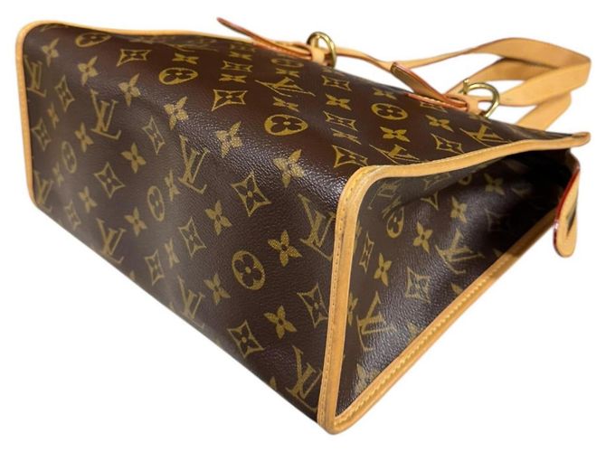 Borsa a tracolla Louis Vuitton Popincourt O Monogram Marrone - vista 7