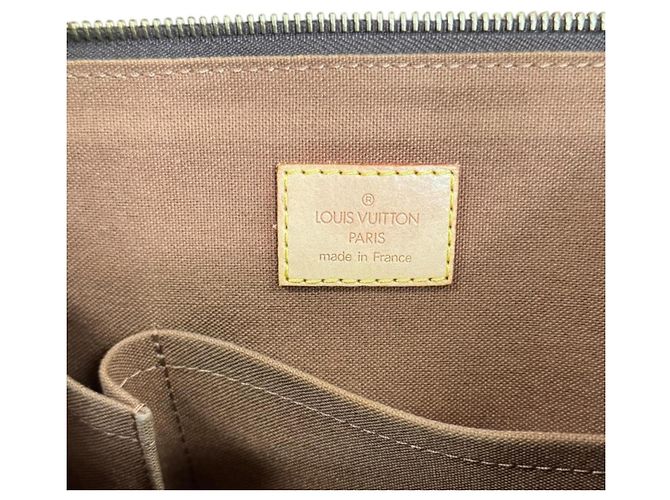 Borsa a tracolla Louis Vuitton Popincourt O Monogram Marrone - vista 9