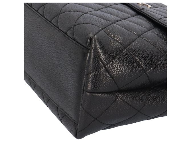 Borsa Chanel Top Handle Matelassé Nero - vista 13