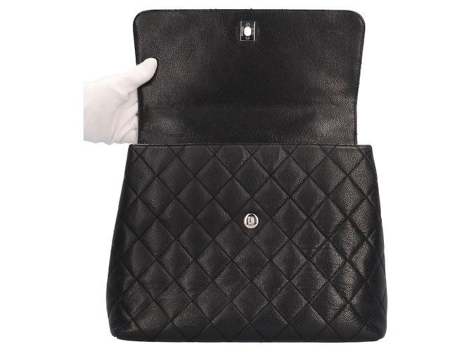 Borsa Chanel Top Handle Matelassé Nero - vista 7