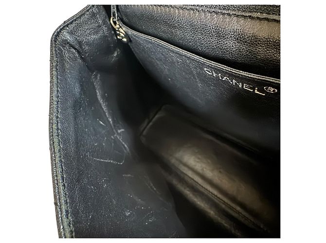 Borsa Chanel Top Handle Matelassé Nero - vista 9