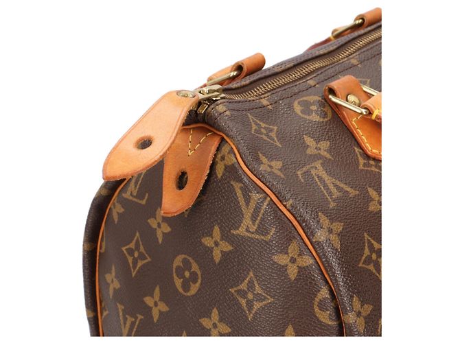 Borsa Louis Vuitton Speedy 30 Monogram Marrone - vista 12