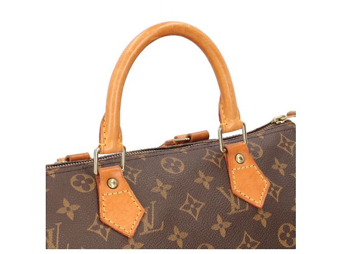 Borsa Louis Vuitton Speedy 30 Monogram Marrone - vista 15