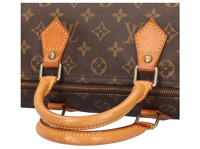 Borsa Louis Vuitton Speedy 30 Monogram Marrone - vista 16